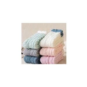 8 plush socks fleece thermal line fluffy socks w sneakers sandals slippers NWOT